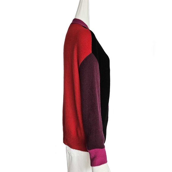 MARNI COLORBLOCK CASHMERE CARDIGAN (38) - Picture 3 of 8